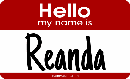 Hello my name is Reanda png download