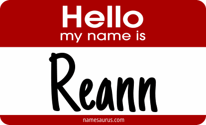 Hello my name is Reann png download