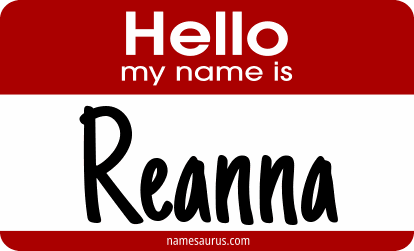 Hello my name is Reanna png download