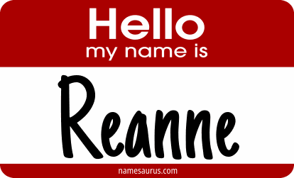 Hello my name is Reanne png download