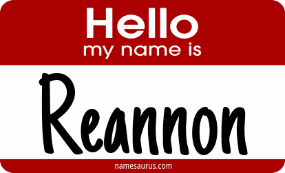 Hello my name is Reannon png download