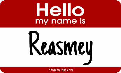Hello my name is Reasmey png download