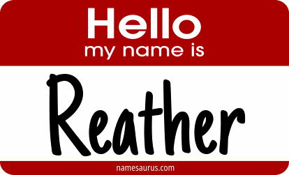 Hello my name is Reather png download