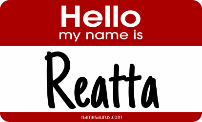 Hello my name is Reatta png download