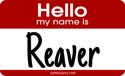 Hello my name is Reaver png download