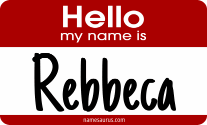 Hello my name is Rebbeca png download