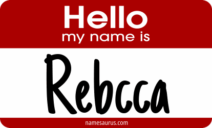 Hello my name is Rebcca png download