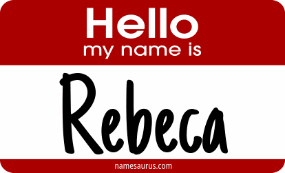 Hello my name is Rebeca png download