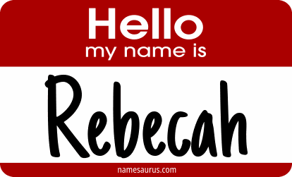 Hello my name is Rebecah png download