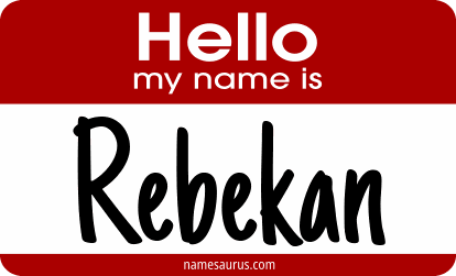 Hello my name is Rebekan png download