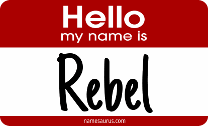 Hello my name is Rebel png download