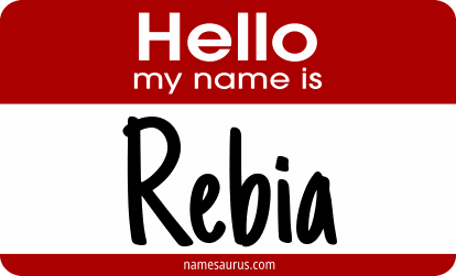 Hello my name is Rebia png download