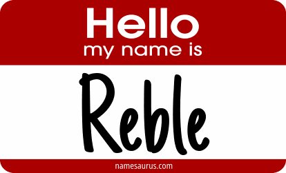 Hello my name is Reble png download