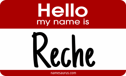 Hello my name is Reche png download