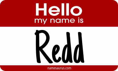 Hello my name is Redd png download