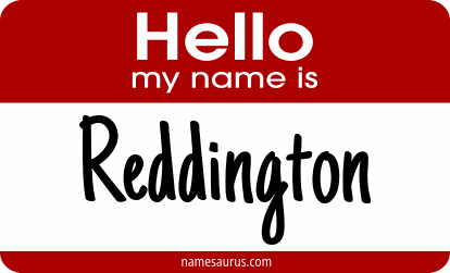 Hello my name is Reddington png download