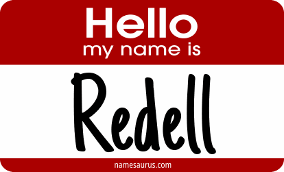 Hello my name is Redell png download