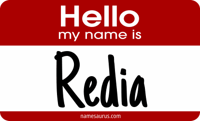 Hello my name is Redia png download
