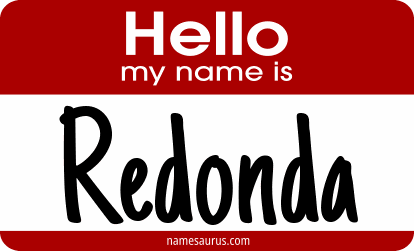 Hello my name is Redonda png download