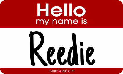 Hello my name is Reedie png download