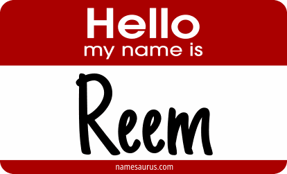Hello my name is Reem png download