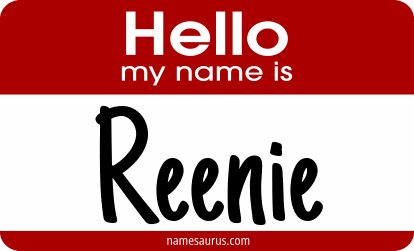 Hello my name is Reenie png download
