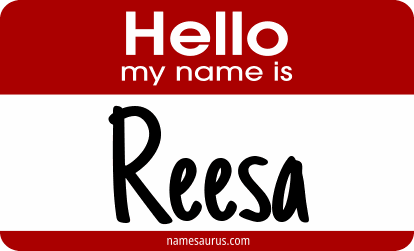 Hello my name is Reesa png download
