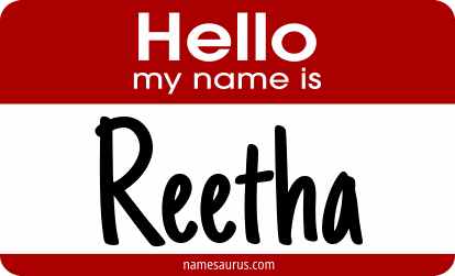 Hello my name is Reetha png download
