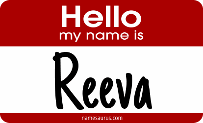 Hello my name is Reeva png download
