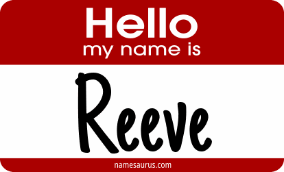 Hello my name is Reeve png download
