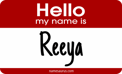 Hello my name is Reeya png download