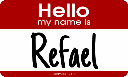 Hello my name is Refael png download