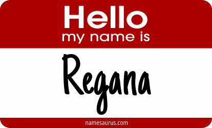 Hello my name is Regana png download
