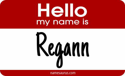Hello my name is Regann png download