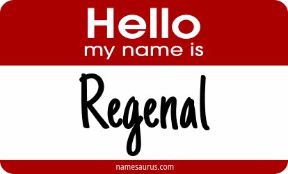 Hello my name is Regenal png download