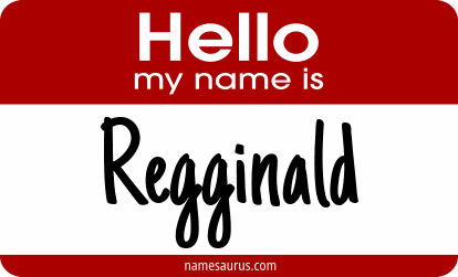 Hello my name is Regginald png download