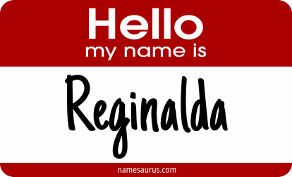 Hello my name is Reginalda png download