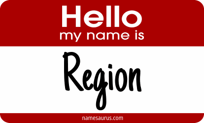 Hello my name is Region png download