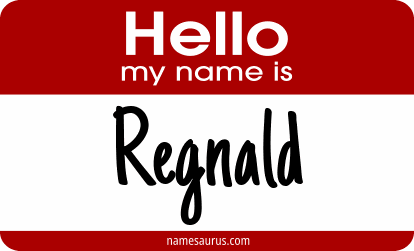 Hello my name is Regnald png download