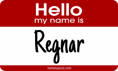Hello my name is Regnar png download