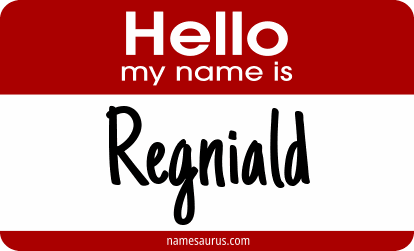 Hello my name is Regniald png download