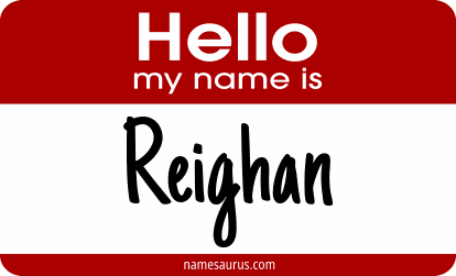 Hello my name is Reighan png download