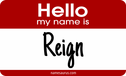 Hello my name is Reign png download