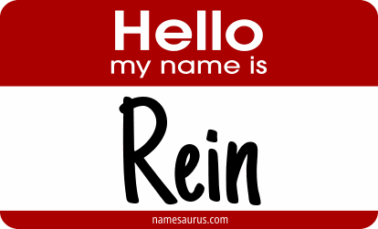 Hello my name is Rein png download