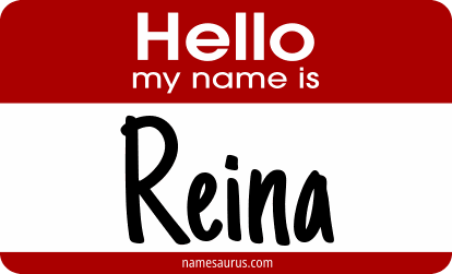 Hello my name is Reina png download