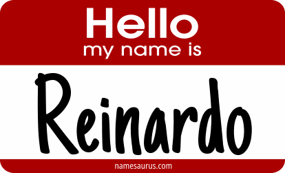 Hello my name is Reinardo png download