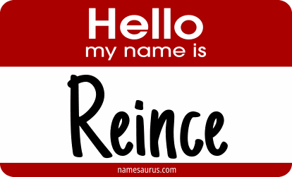 Hello my name is Reince png download