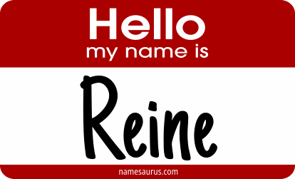 Hello my name is Reine png download