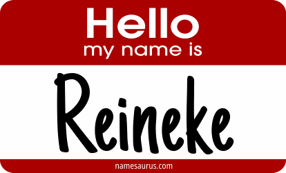 Hello my name is Reineke png download