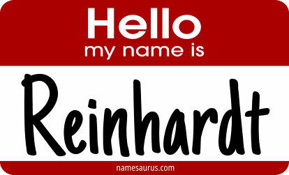 Hello my name is Reinhardt png download